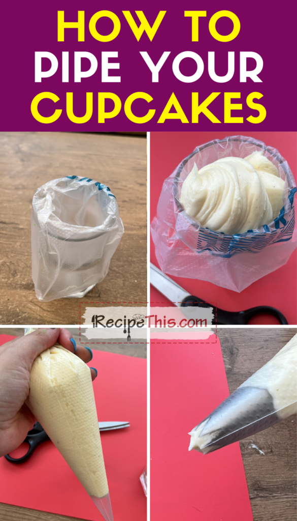 how to pipe your cupcakes