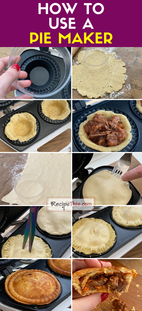 how to use a pie maker
