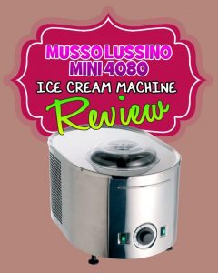 "Here is our musso lussino ice cream maker review"