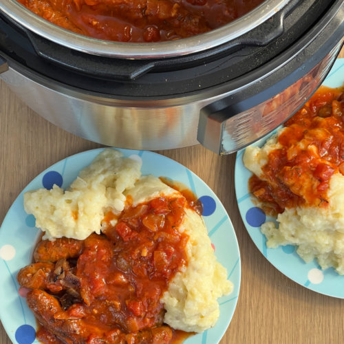 instant pot bangers and mash