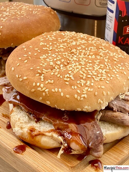 instant pot beef brisket sliders