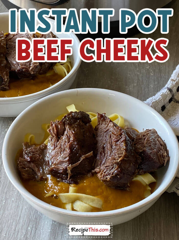 Beef cheeks best sale instant pot recipe