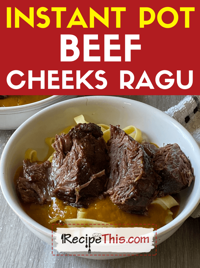 Instant pot beef cheeks recipe new arrivals