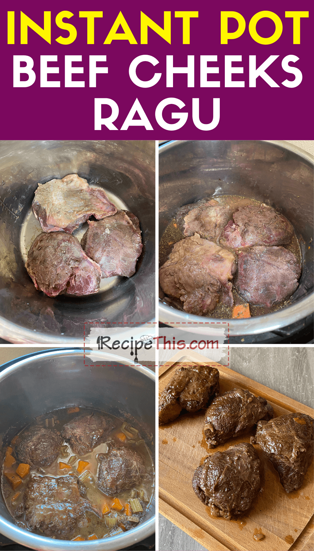 Recipe This Instant Pot Beef Cheeks Ragu