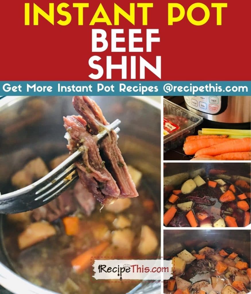 instant pot beef shin step by step
