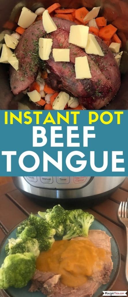 Cow tongue in online instant pot