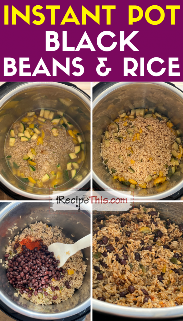 Instant pot rice and canned black beans hot sale