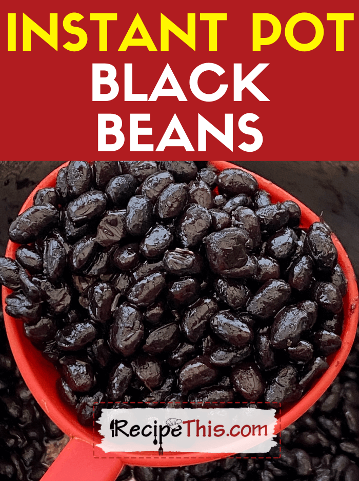 instant pot black beans recipe