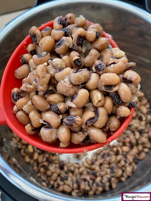 instant pot black eyed peas