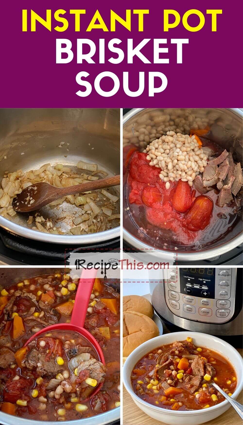 Recipe This Instant Pot Leftover Brisket Soup