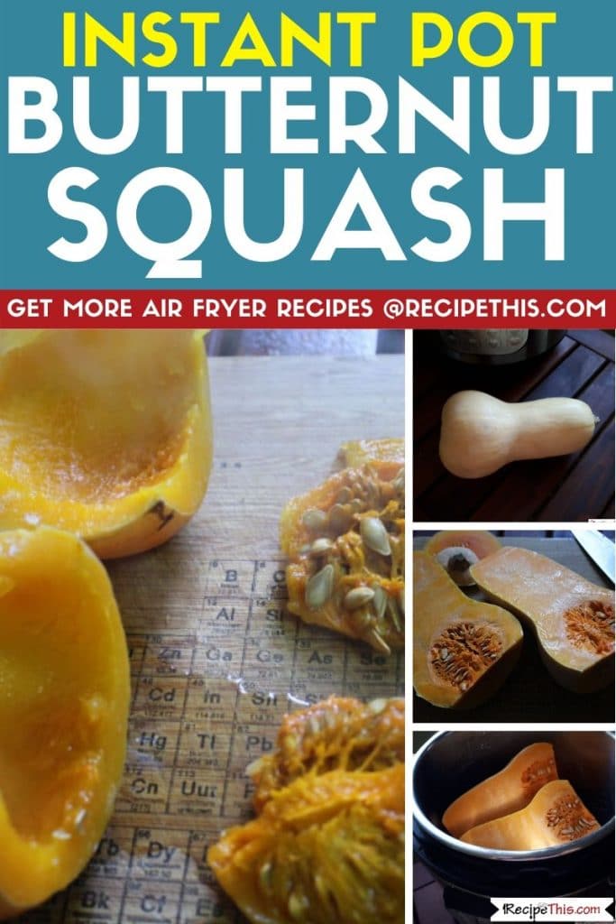 instant pot butternut squash step by step
