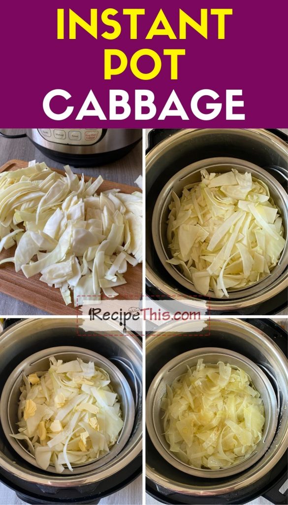 instant pot cabbage step by step