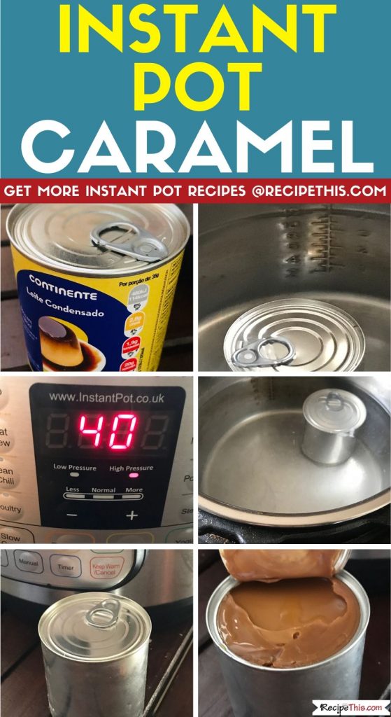 instant pot caramel step by step