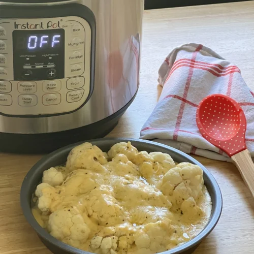 instant pot cauliflower cheese