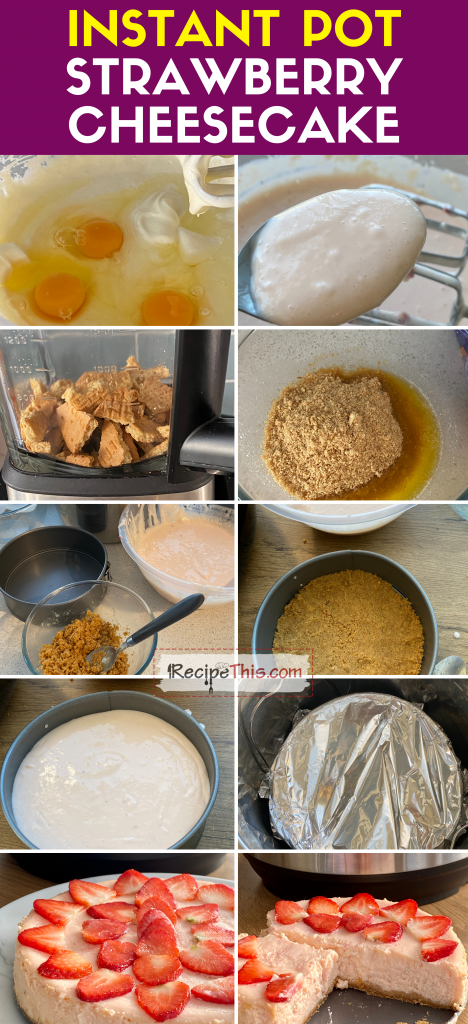 instant pot cheesecake step by step