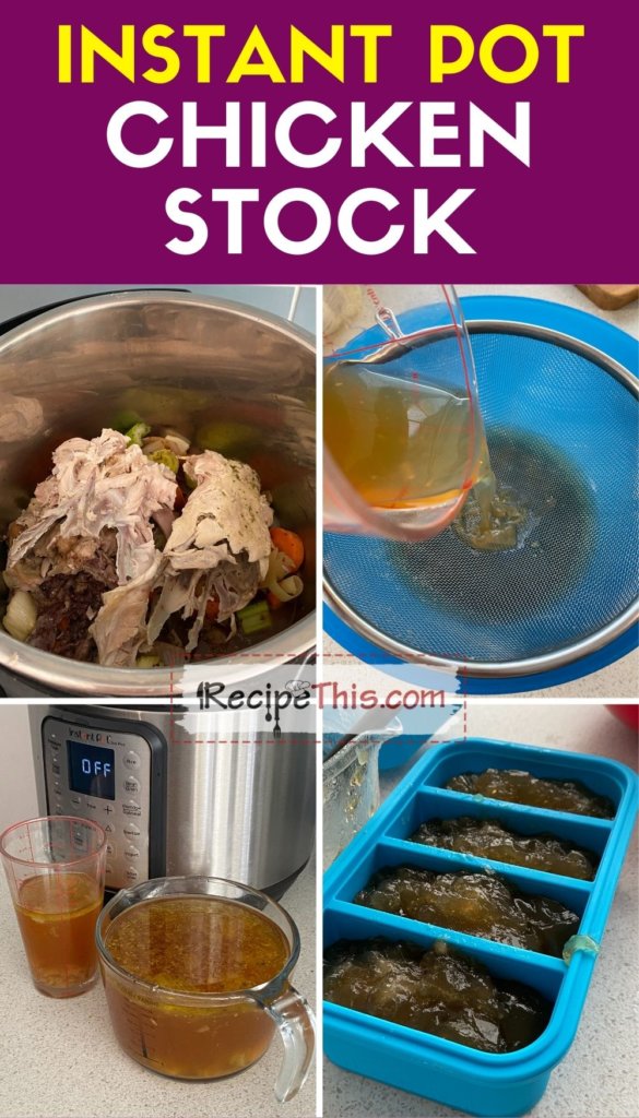 instant pot chicken stock step by step