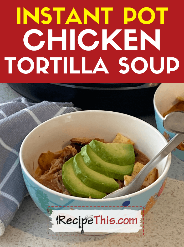 Slimming World Chicken Tortilla Soup In Instant Pot Recipe This