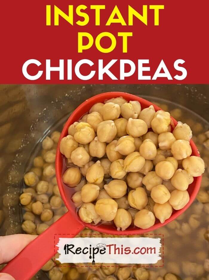 How To Cook Chickpeas Overnight [Instant Pot Mini]