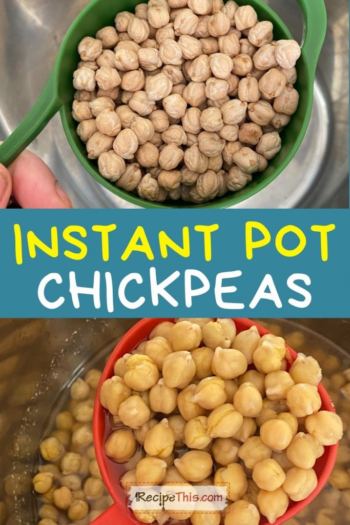 instant pot chickpeas recipe