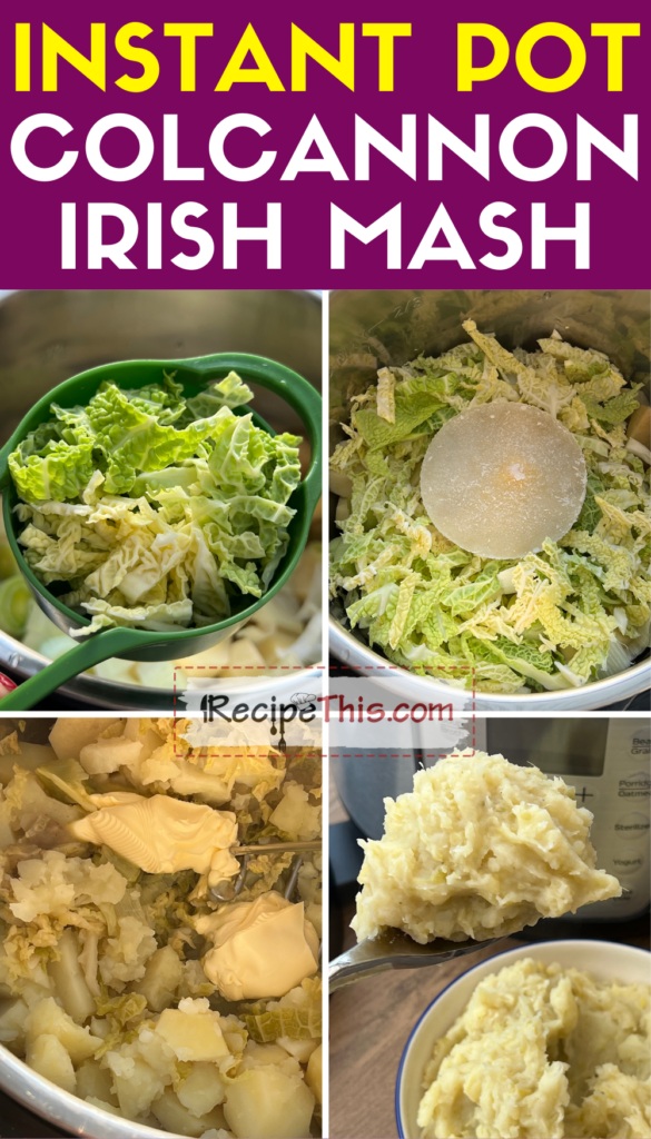 instant pot colcannon irish mash step by step