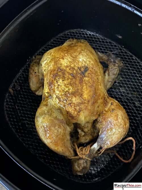 instant pot cornish hen in air fryer basket