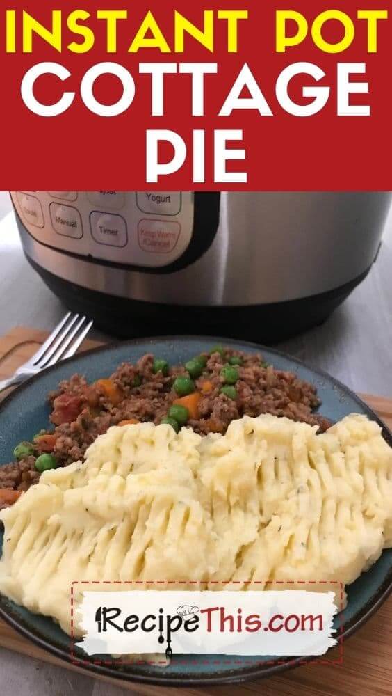 instant pot cottage pie pressure cooker recipe