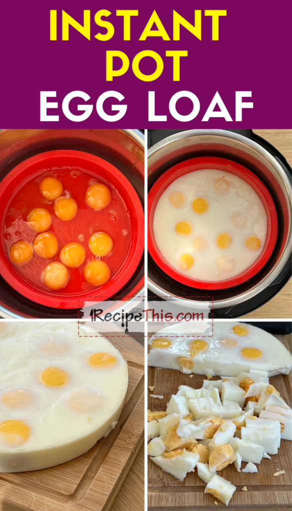 instant pot egg loaf step by step