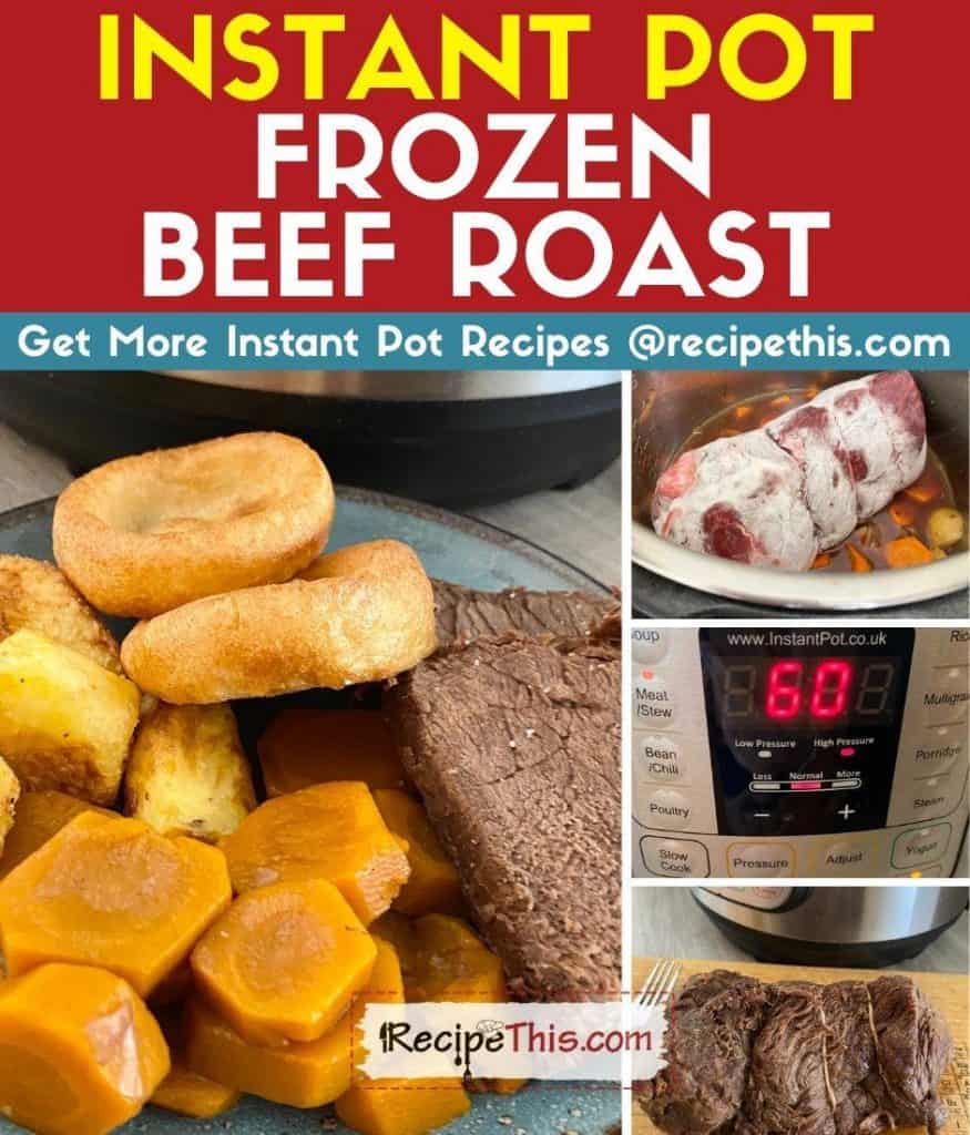 Instant pot deals frozen beef roast