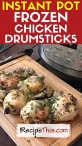 instant pot frozen chicken drumsticks recipe