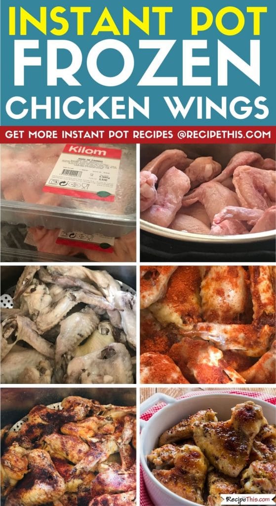 instant pot frozen chicken wings step by step