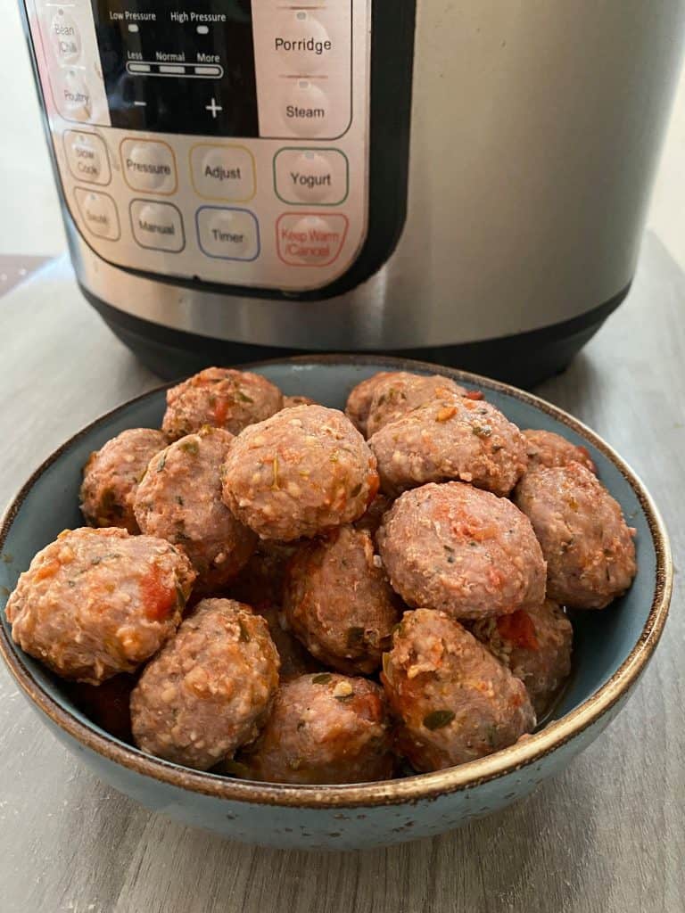 instant pot frozen meatballs plain