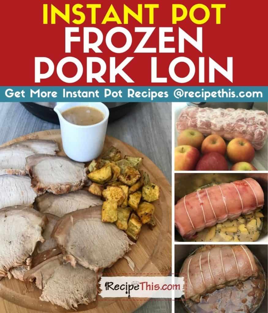 How long to cook a frozen pork roast in the instant pot hot sale