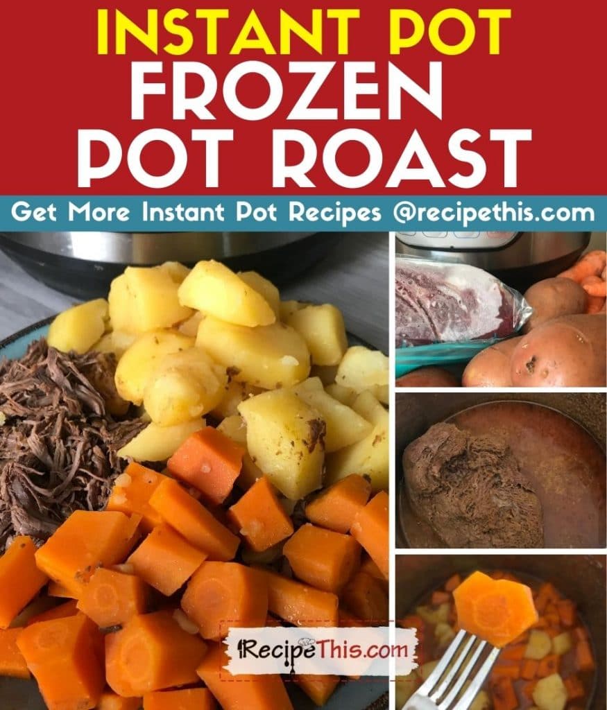 Can you cook a roast online from frozen in an instant pot