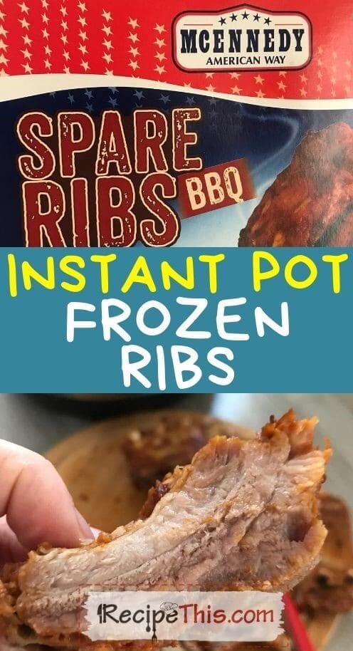instant pot frozen ribs at recipethis.com