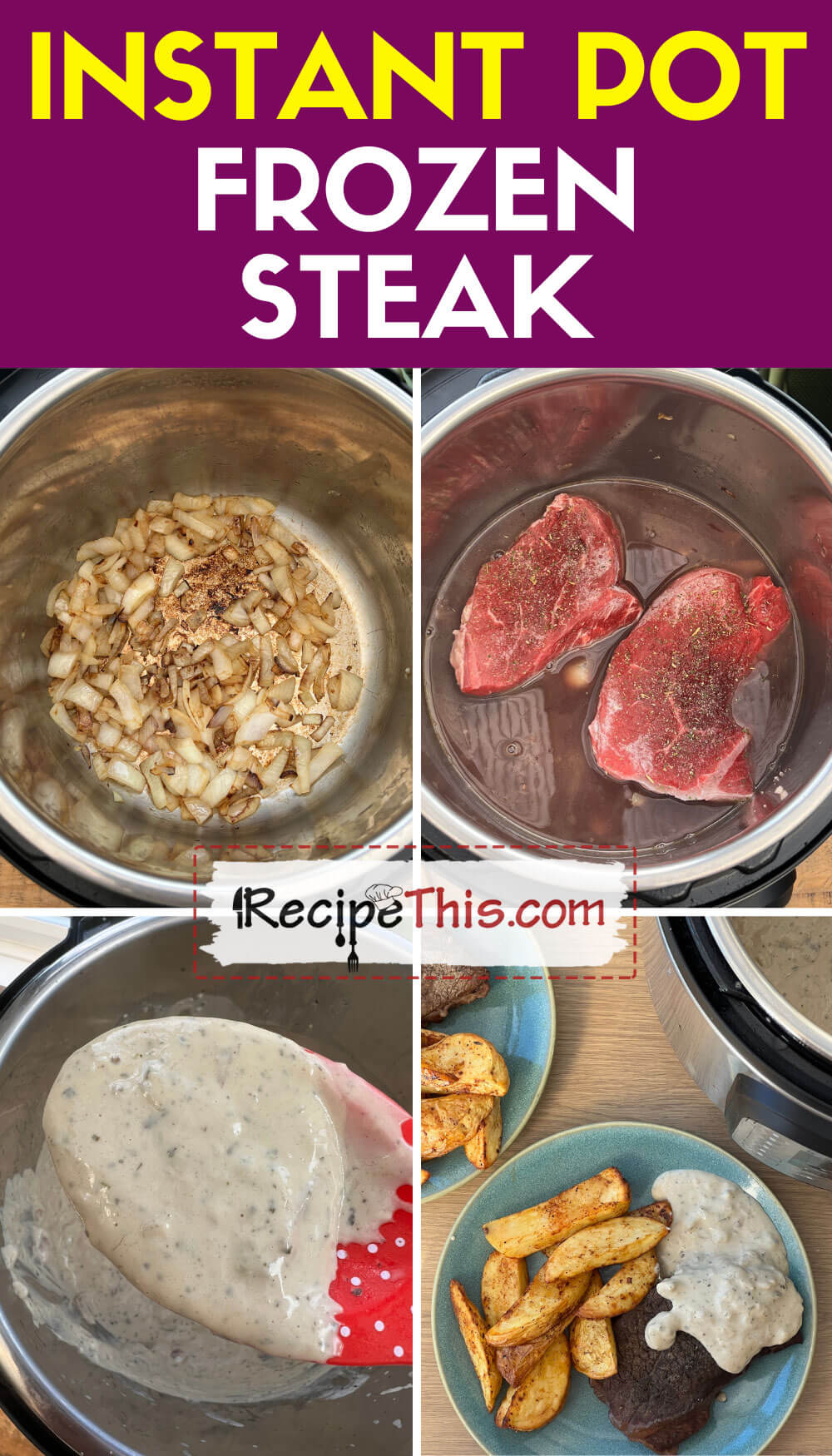 Recipe This Instant Pot Frozen Steak