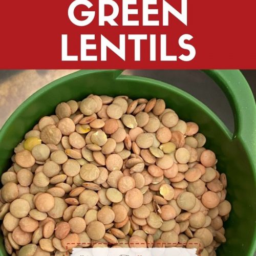 instant pot green lentils recipe