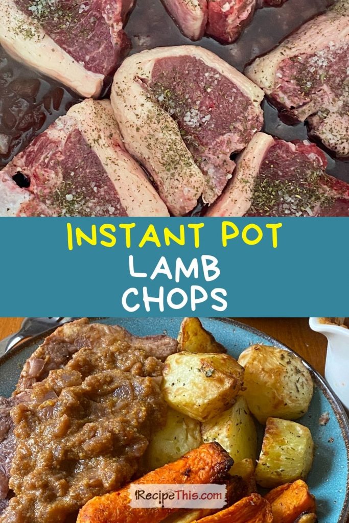 Instant pot lamb 2025 chops and potatoes