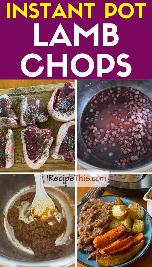 instant pot lamb chops step by step