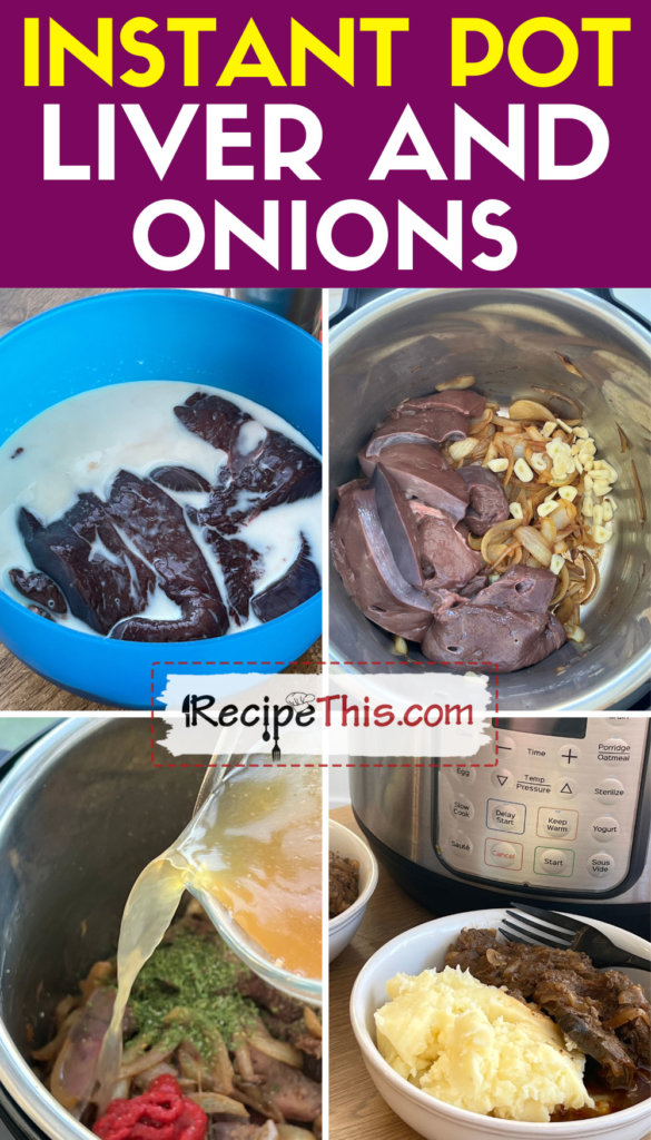 Instant Pot Liver And Onions Recipe This