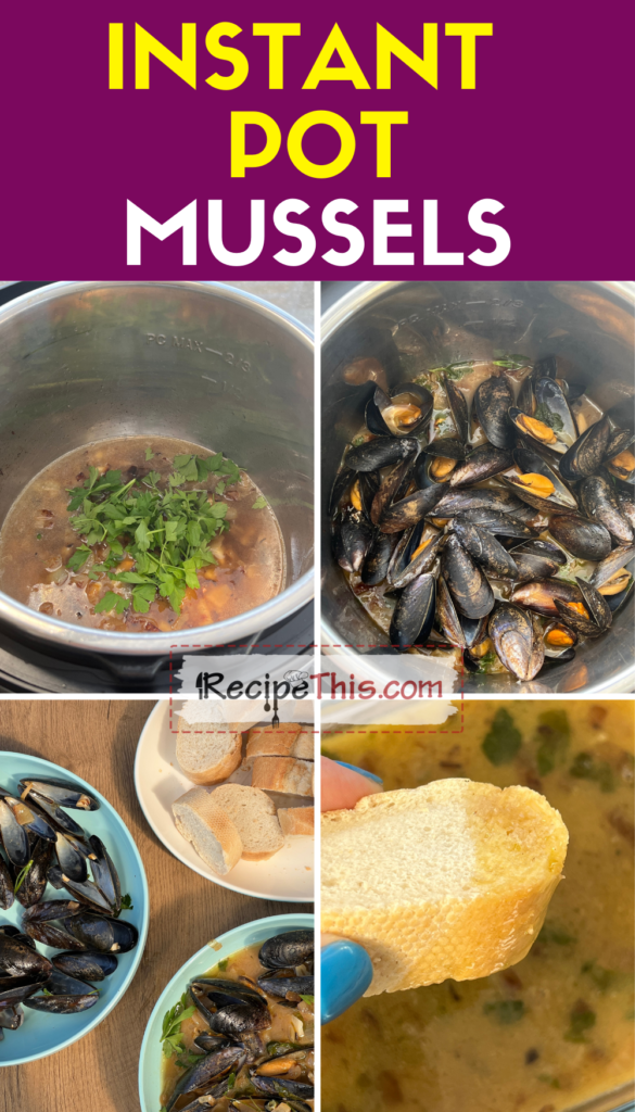 instant pot mussels step by step