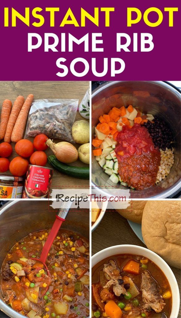 instant pot prime rib soup step by step