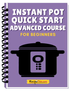 instant pot quick start advanced course binder