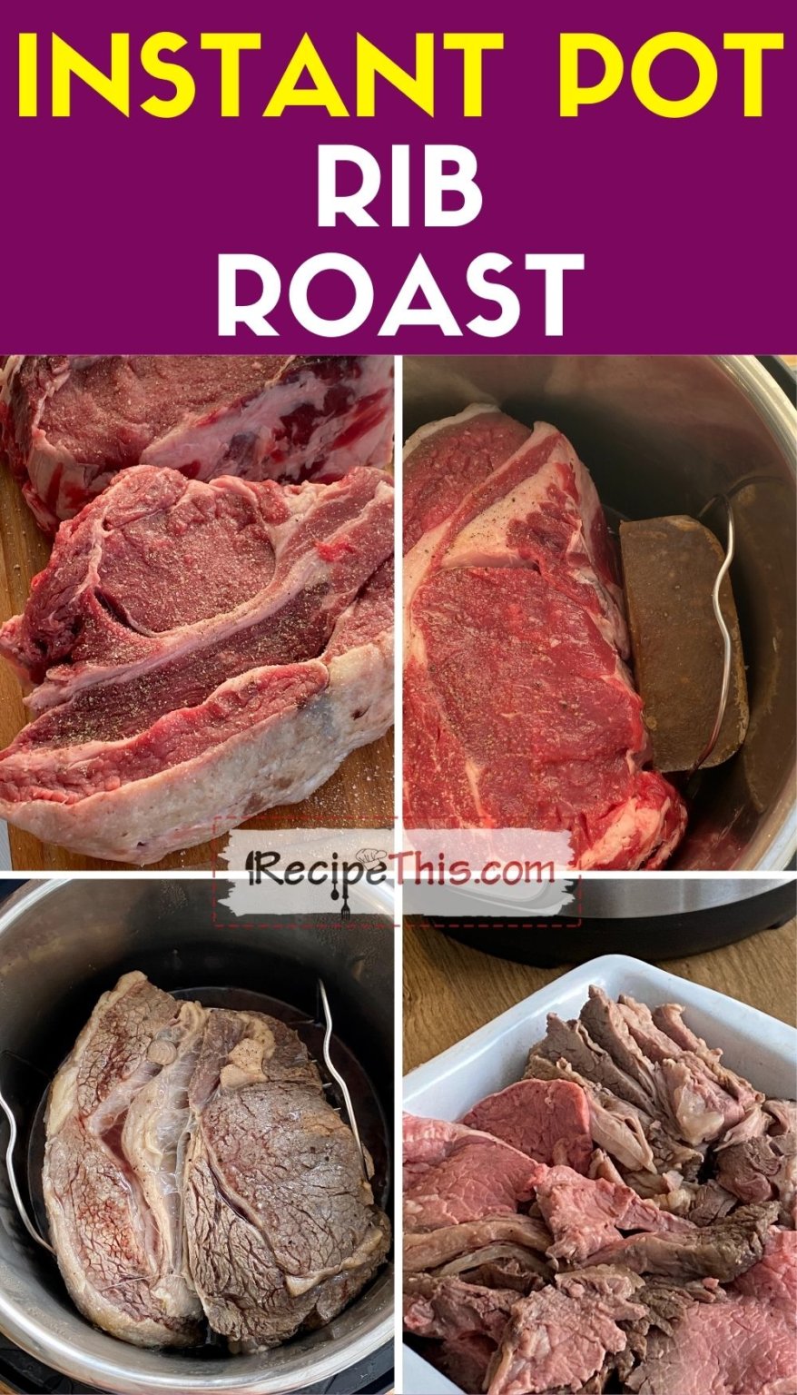 Recipe This Instant Pot Rib Roast