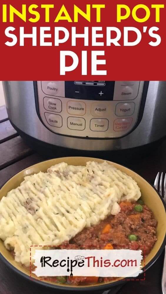 instant pot shepherds pie pressure cooker recipe