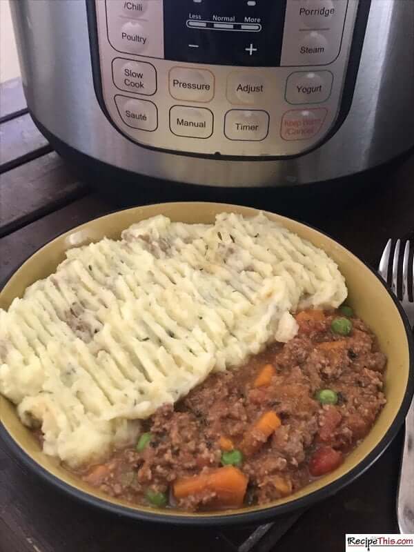 Easy instant pot online shepherd's pie