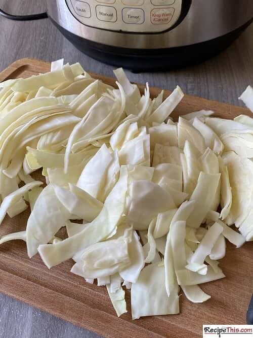 instant pot shredded cabbage