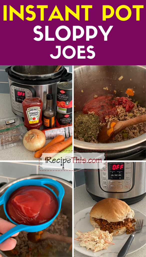instant pot sloppy joes step by step