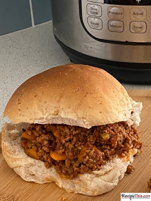 Sloppy joes instant online pot