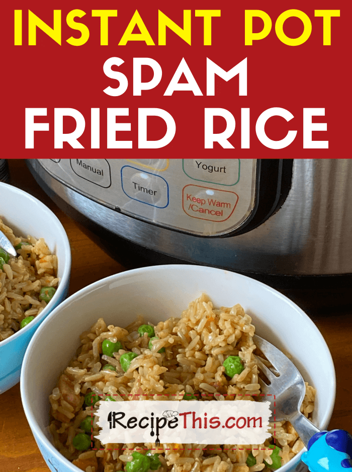 instant pot spam fried rice recipe