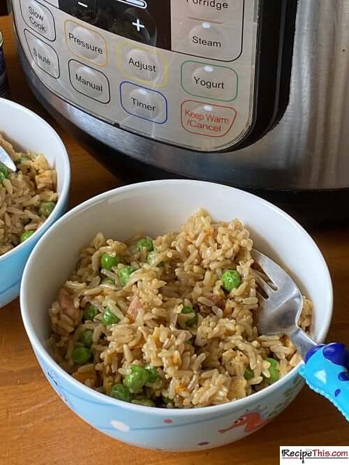 instant pot spam fried rice